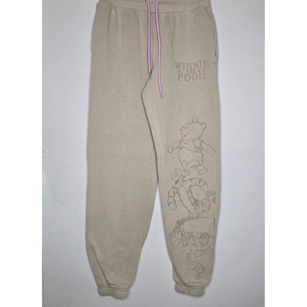 Disney Winnie the Pooh Women's Jogger Sweatpants Dusky Taupe XS LJ12411LB